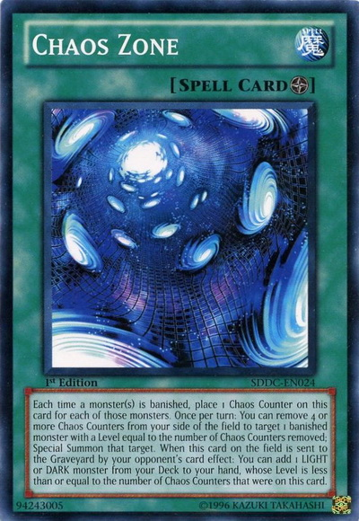 Chaos Zone [SDDC-EN024] Common | Jomio and Rueliete's Cards and Comics