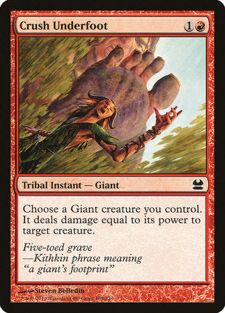Crush Underfoot [Modern Masters] | Jomio and Rueliete's Cards and Comics