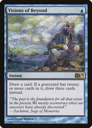 Visions of Beyond [Magic 2012] | Jomio and Rueliete's Cards and Comics