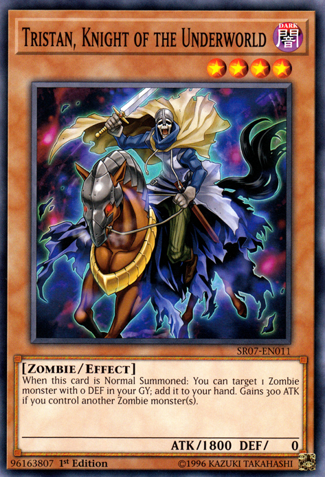 Tristan, Knight of the Underworld [SR07-EN011] Common | Jomio and Rueliete's Cards and Comics