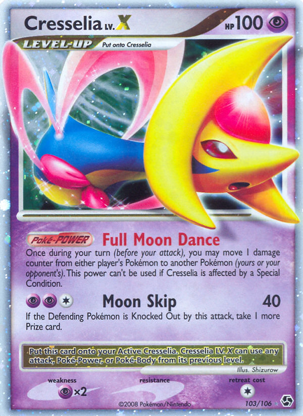 Cresselia LV.X (103/106) [Diamond & Pearl: Great Encounters] | Jomio and Rueliete's Cards and Comics