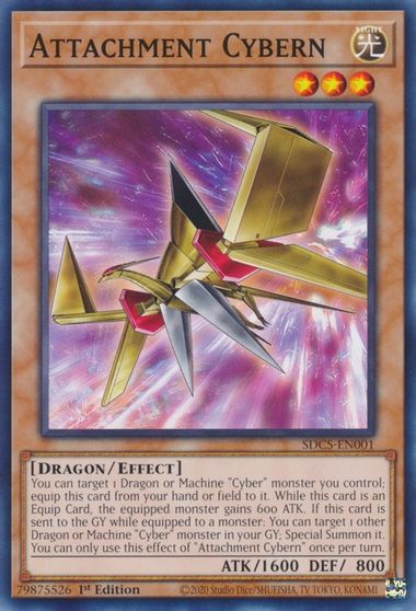 Attachment Cybern [SDCS-EN001] Common | Jomio and Rueliete's Cards and Comics
