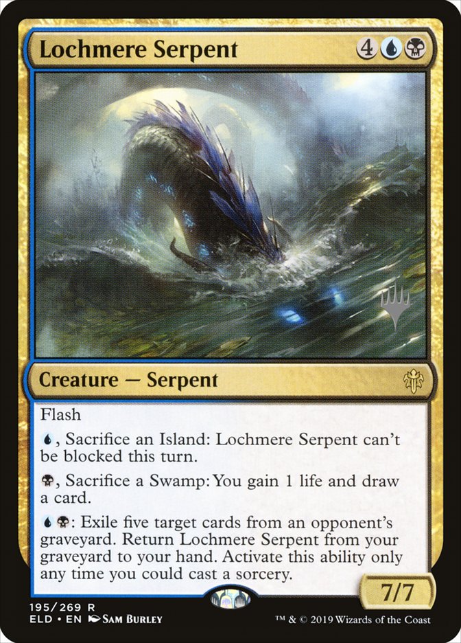 Lochmere Serpent (Promo Pack) [Throne of Eldraine Promos] | Jomio and Rueliete's Cards and Comics