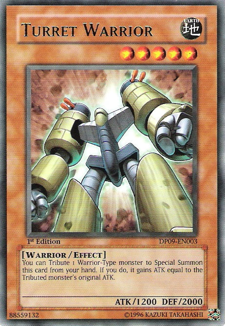 Turret Warrior [DP09-EN003] Rare | Jomio and Rueliete's Cards and Comics