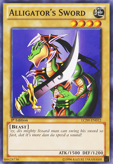 Alligator's Sword [LCJW-EN012] Common | Jomio and Rueliete's Cards and Comics
