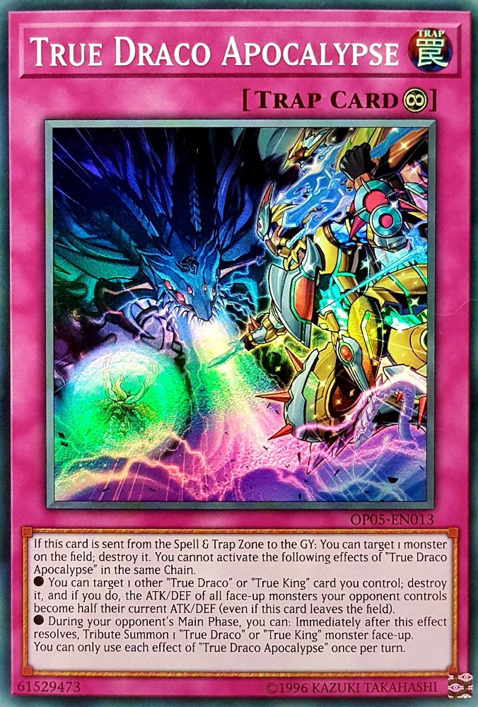 True Draco Apocalypse [OP05-EN013] Super Rare | Jomio and Rueliete's Cards and Comics
