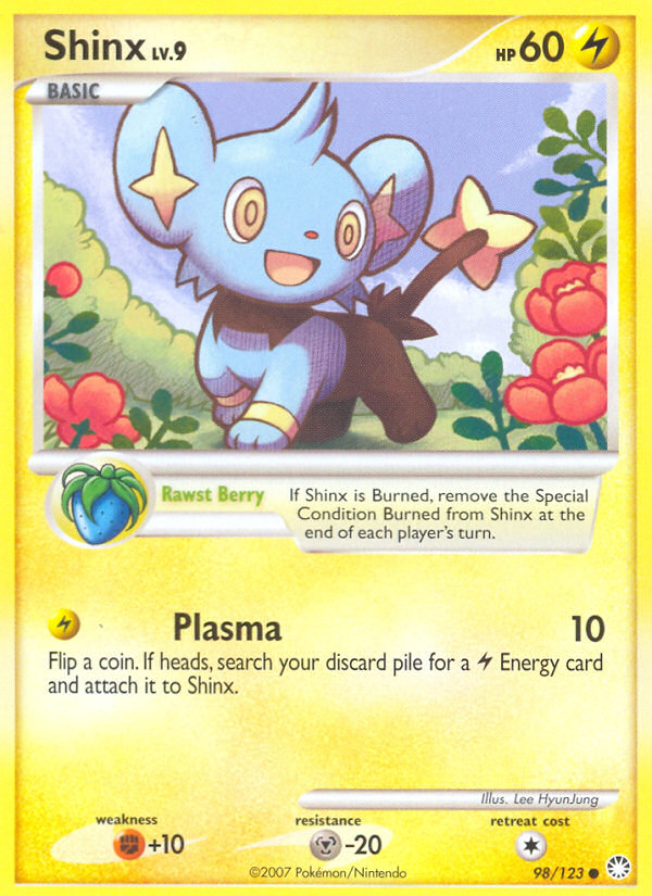 Shinx (98/123) [Diamond & Pearl: Mysterious Treasures] | Jomio and Rueliete's Cards and Comics