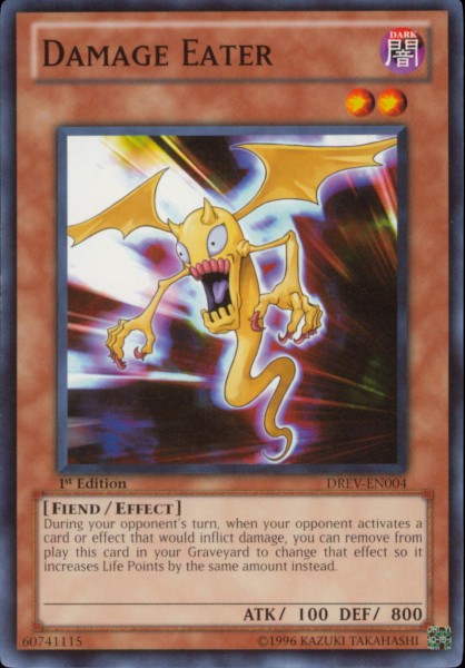 Damage Eater [DREV-EN004] Common | Jomio and Rueliete's Cards and Comics