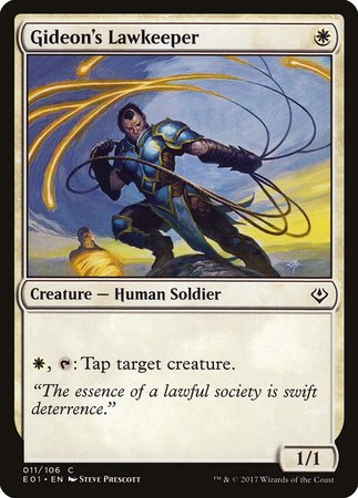 Gideon's Lawkeeper [Archenemy: Nicol Bolas] | Jomio and Rueliete's Cards and Comics