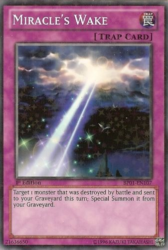 Miracle's Wake [BP01-EN107] Starfoil Rare | Jomio and Rueliete's Cards and Comics
