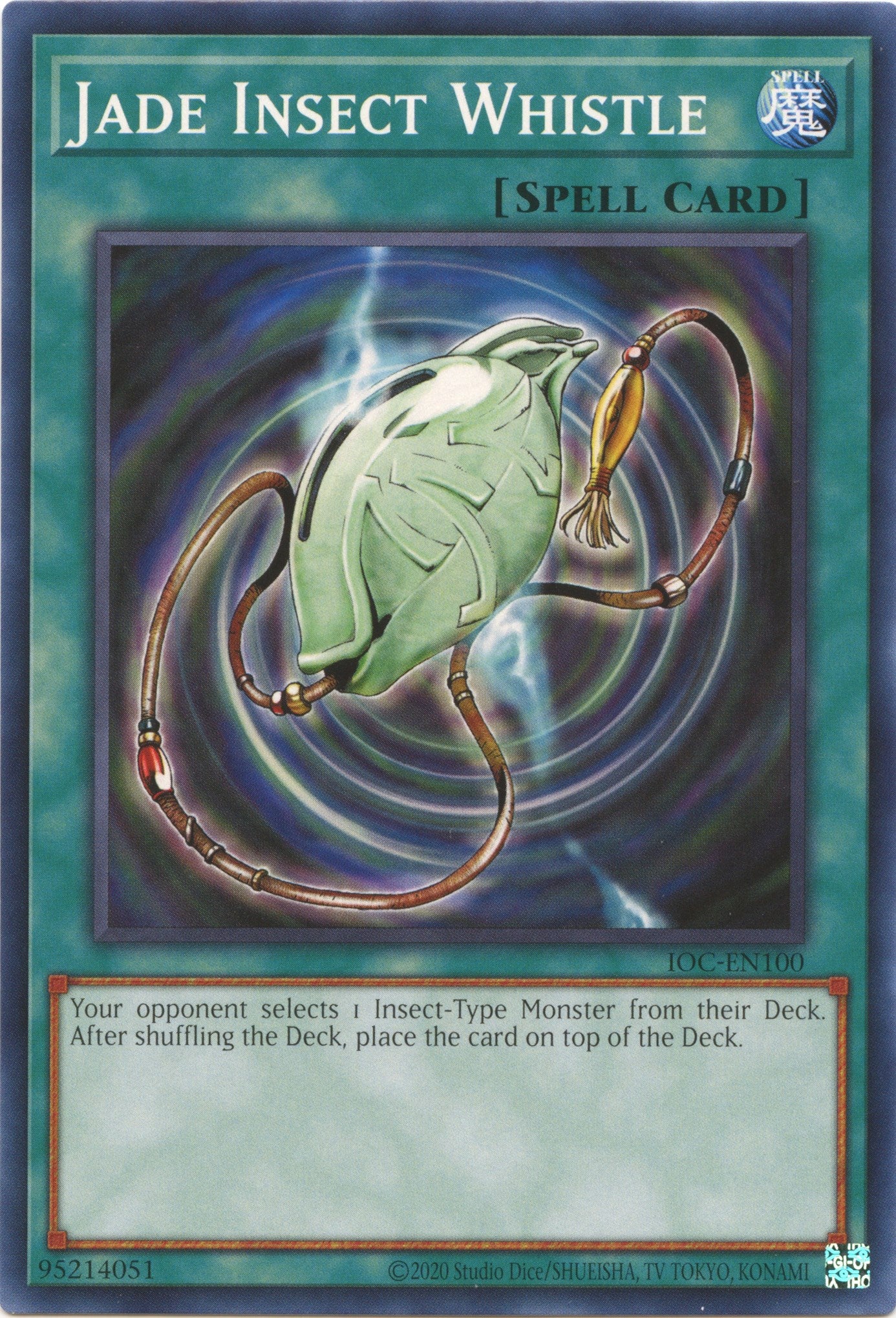 Jade Insect Whistle (25th Anniversary) [IOC-EN100] Common | Jomio and Rueliete's Cards and Comics
