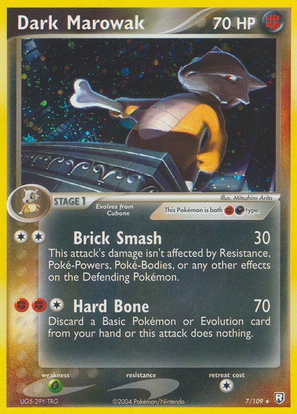 Dark Marowak (7/109) [EX: Team Rocket Returns] | Jomio and Rueliete's Cards and Comics
