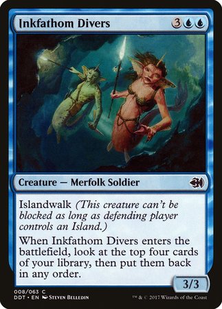 Inkfathom Divers [Duel Decks: Merfolk vs. Goblins] | Jomio and Rueliete's Cards and Comics