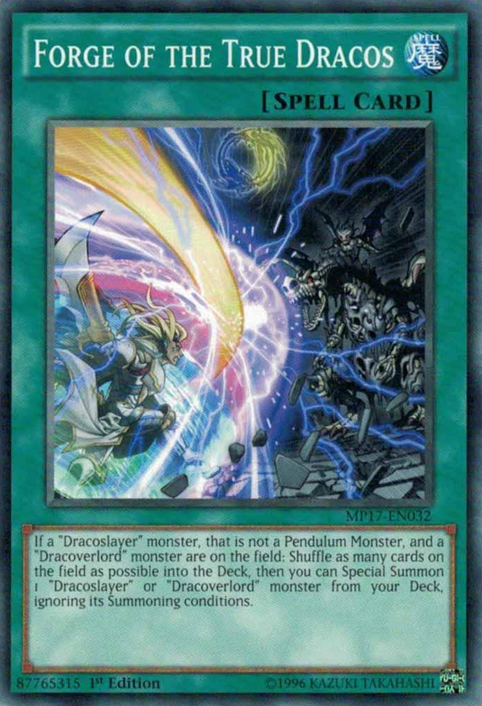 Forge of the True Dracos [MP17-EN032] Common | Jomio and Rueliete's Cards and Comics