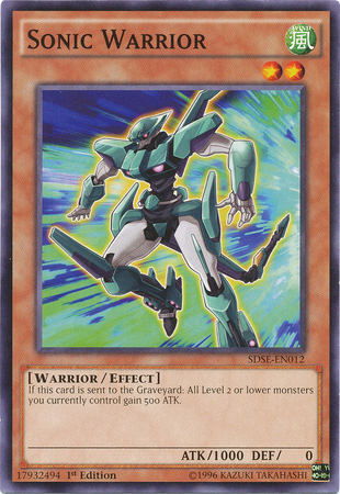 Sonic Warrior [SDSE-EN012] Common | Jomio and Rueliete's Cards and Comics
