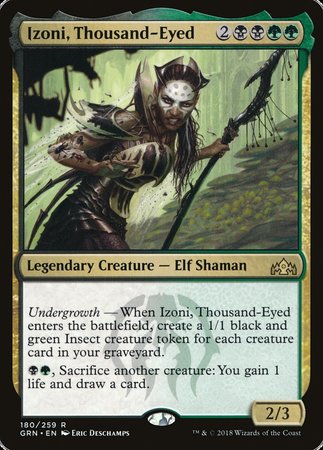 Izoni, Thousand-Eyed [Guilds of Ravnica] | Jomio and Rueliete's Cards and Comics