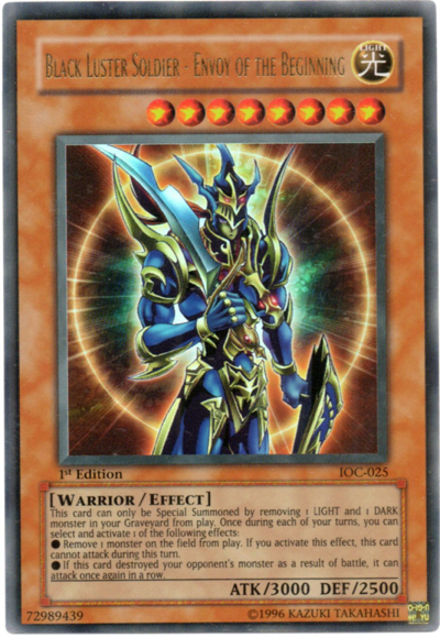 Black Luster Soldier - Envoy of the Beginning [IOC-025] Ultra Rare | Jomio and Rueliete's Cards and Comics