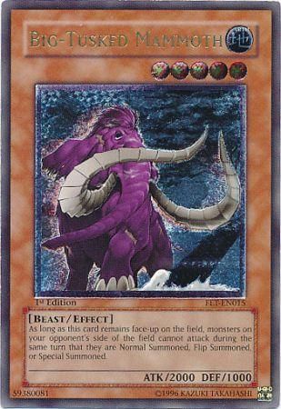 Big-Tusked Mammoth (UTR) [FET-EN015] Ultimate Rare | Jomio and Rueliete's Cards and Comics
