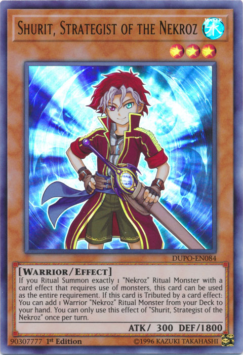 Shurit, Strategist of the Nekroz [DUPO-EN084] Ultra Rare | Jomio and Rueliete's Cards and Comics