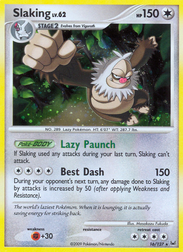 Slaking (16/127) [Platinum: Base Set] | Jomio and Rueliete's Cards and Comics