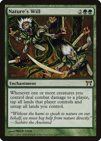 Nature's Will [Champions of Kamigawa] | Jomio and Rueliete's Cards and Comics