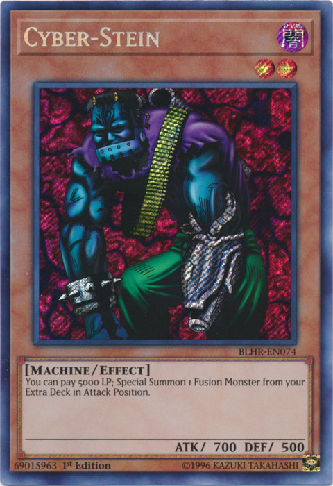 Cyber-Stein [BLHR-EN074] Secret Rare | Jomio and Rueliete's Cards and Comics