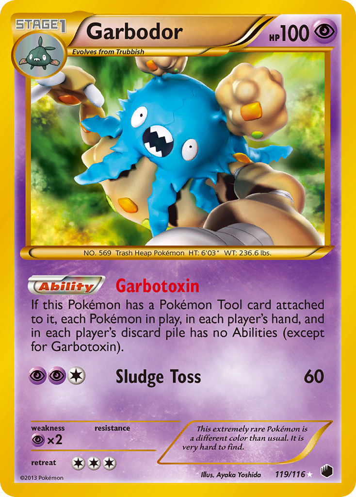 Garbodor (119/116) [Black & White: Plasma Freeze] | Jomio and Rueliete's Cards and Comics
