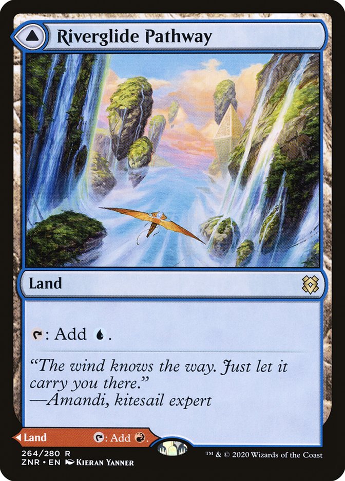 Riverglide Pathway // Lavaglide Pathway [Zendikar Rising] | Jomio and Rueliete's Cards and Comics