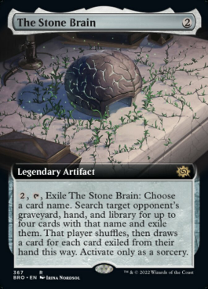 The Stone Brain (Extended Art) [The Brothers' War] | Jomio and Rueliete's Cards and Comics