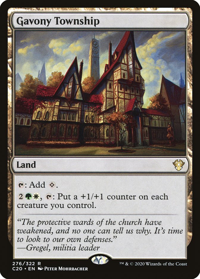 Gavony Township [Commander 2020] | Jomio and Rueliete's Cards and Comics