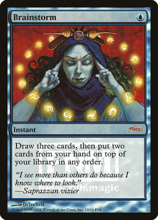 Brainstorm [Friday Night Magic 2004] | Jomio and Rueliete's Cards and Comics