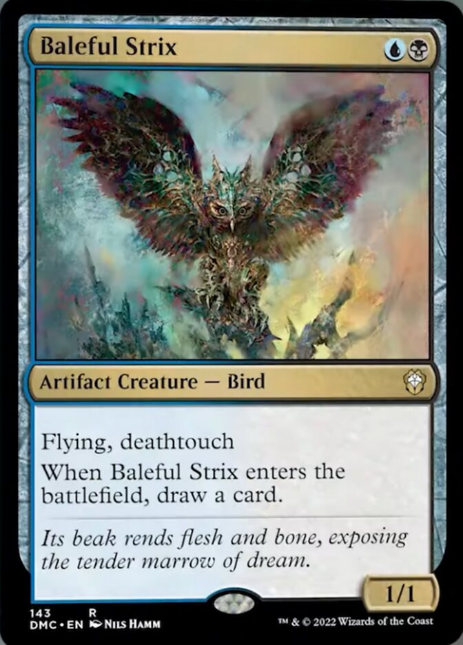 Baleful Strix [Dominaria United Commander] | Jomio and Rueliete's Cards and Comics