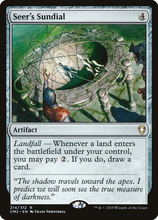 Seer's Sundial [Commander Anthology Volume II] | Jomio and Rueliete's Cards and Comics