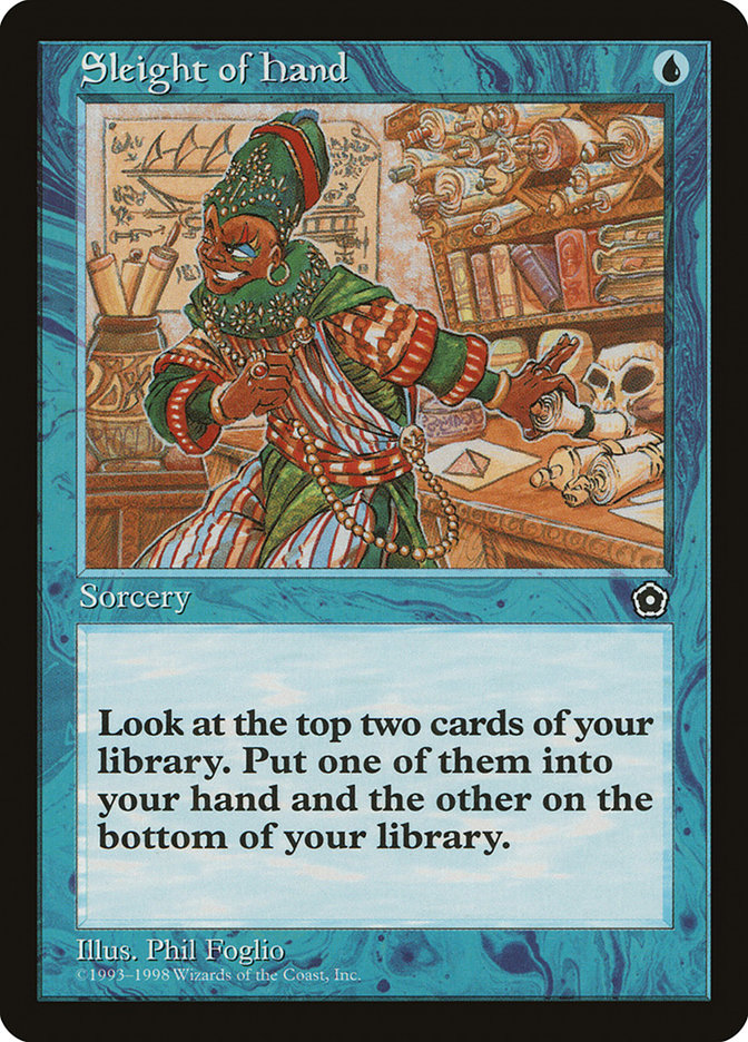 Sleight of Hand [Portal Second Age] | Jomio and Rueliete's Cards and Comics