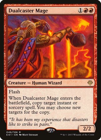 Dualcaster Mage [Archenemy: Nicol Bolas] | Jomio and Rueliete's Cards and Comics