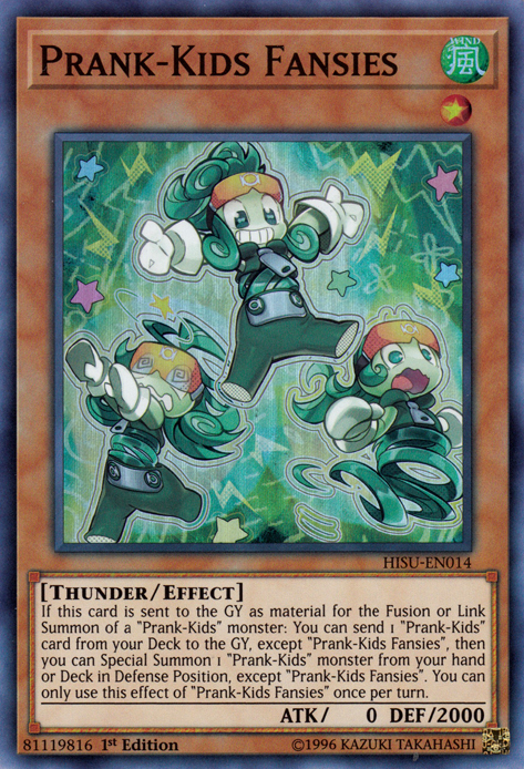 Prank-Kids Fansies [HISU-EN014] Super Rare | Jomio and Rueliete's Cards and Comics