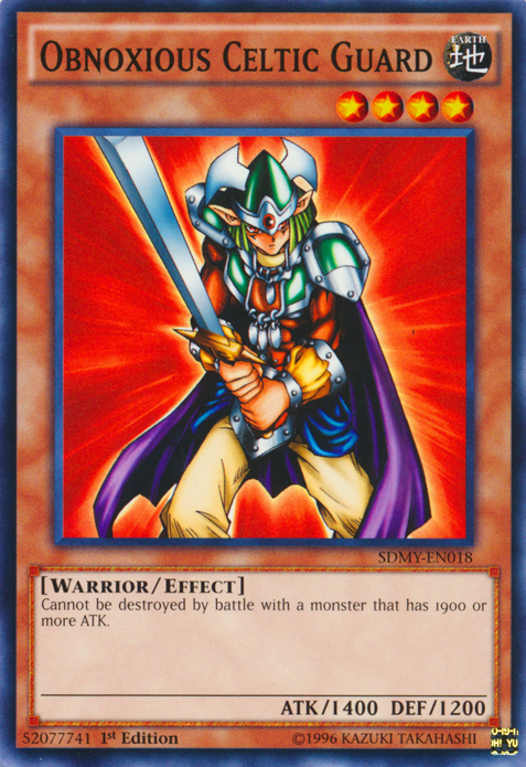 Obnoxious Celtic Guard [SDMY-EN018] Common | Jomio and Rueliete's Cards and Comics