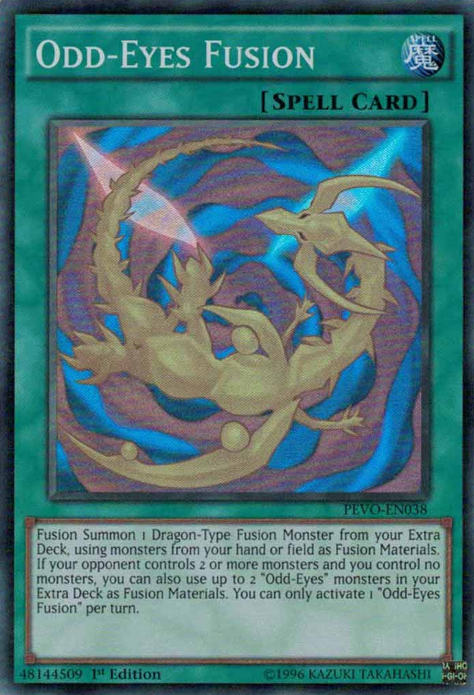 Odd-Eyes Fusion [PEVO-EN038] Super Rare | Jomio and Rueliete's Cards and Comics