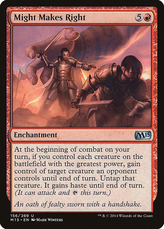 Might Makes Right [Magic 2015] | Jomio and Rueliete's Cards and Comics