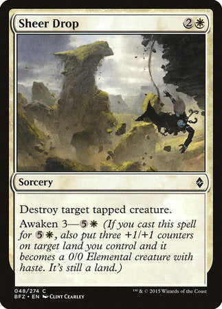 Sheer Drop [Battle for Zendikar] | Jomio and Rueliete's Cards and Comics