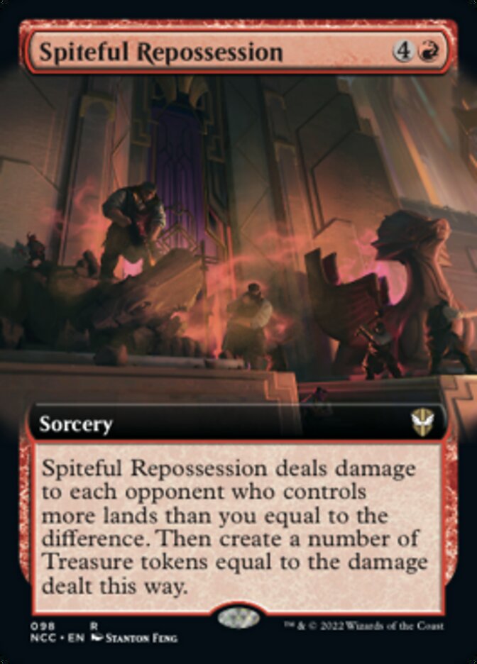 Spiteful Repossession (Extended Art) [Streets of New Capenna Commander] | Jomio and Rueliete's Cards and Comics