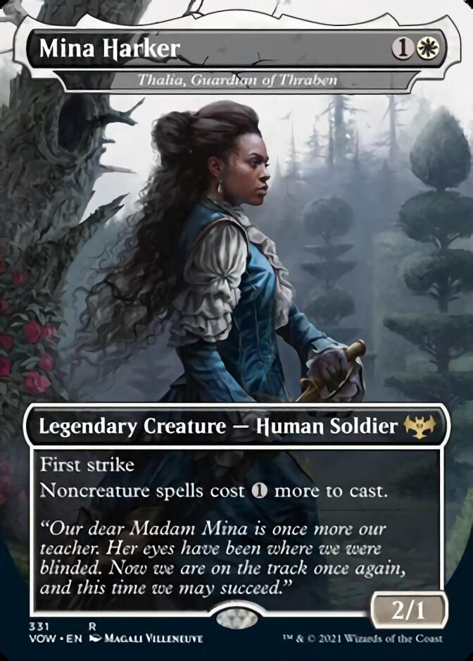 Thalia, Guardian of Thraben - Mina Harker [Innistrad: Crimson Vow] | Jomio and Rueliete's Cards and Comics