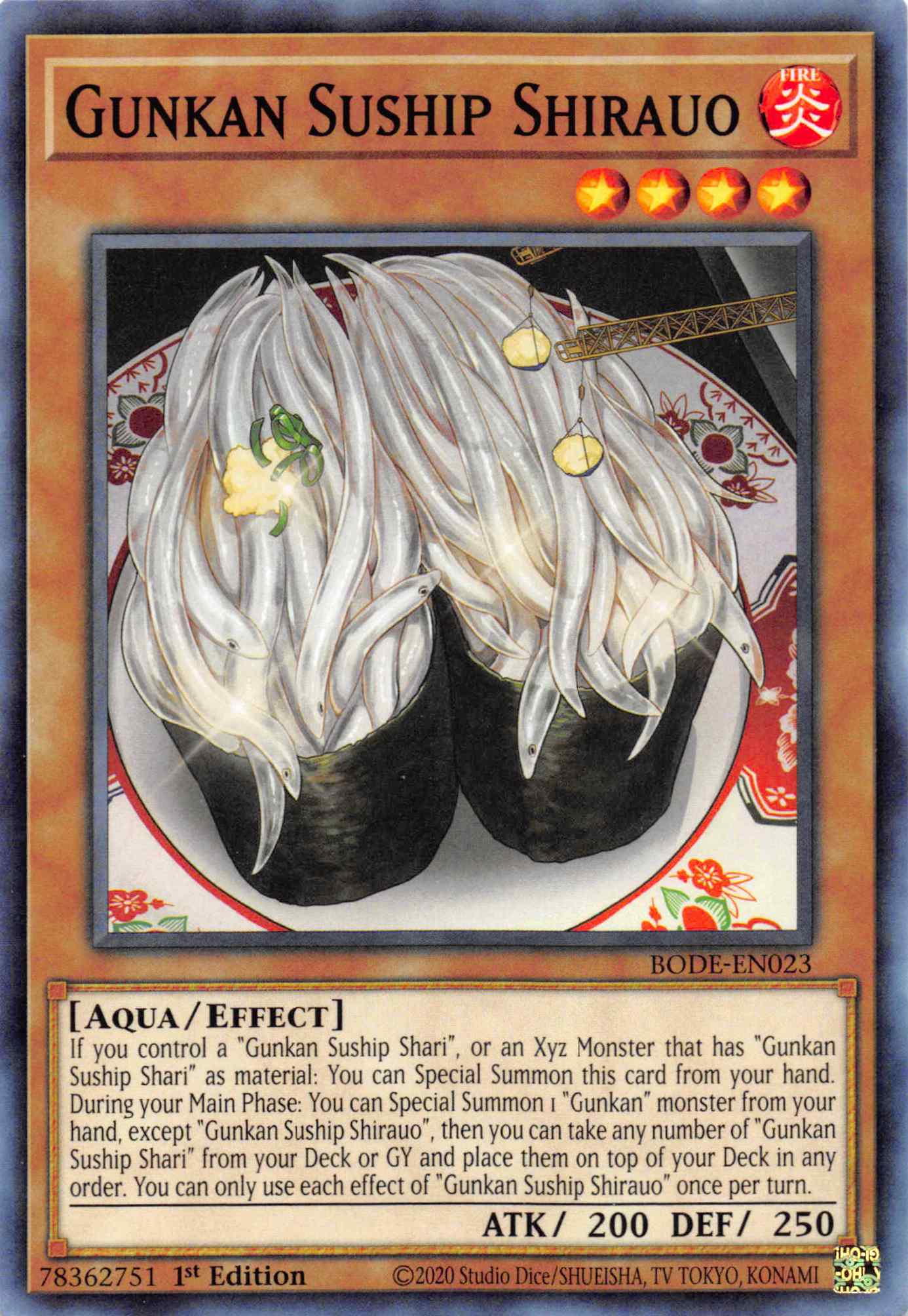 Gunkan Suship Shirauo [BODE-EN023] Common | Jomio and Rueliete's Cards and Comics