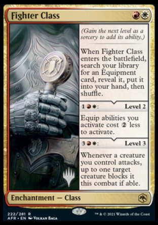 Fighter Class (Promo Pack) [Dungeons & Dragons: Adventures in the Forgotten Realms Promos] | Jomio and Rueliete's Cards and Comics
