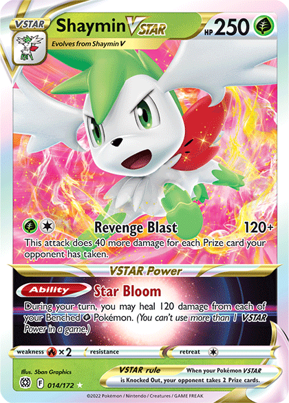 Shaymin VSTAR (014/172) [Sword & Shield: Brilliant Stars] | Jomio and Rueliete's Cards and Comics