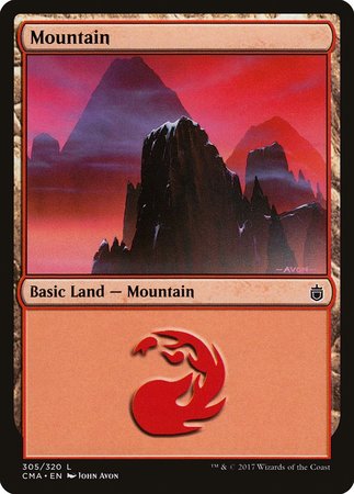 Mountain (305) [Commander Anthology] | Jomio and Rueliete's Cards and Comics