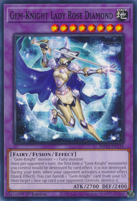 Gem-Knight Lady Rose Diamond [MP23-EN134] Common | Jomio and Rueliete's Cards and Comics