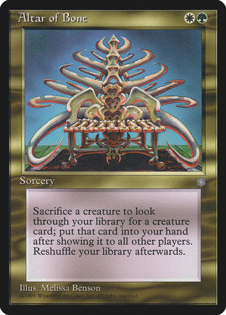 Altar of Bone [Ice Age] | Jomio and Rueliete's Cards and Comics