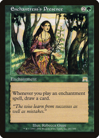 Enchantress's Presence [Onslaught] | Jomio and Rueliete's Cards and Comics