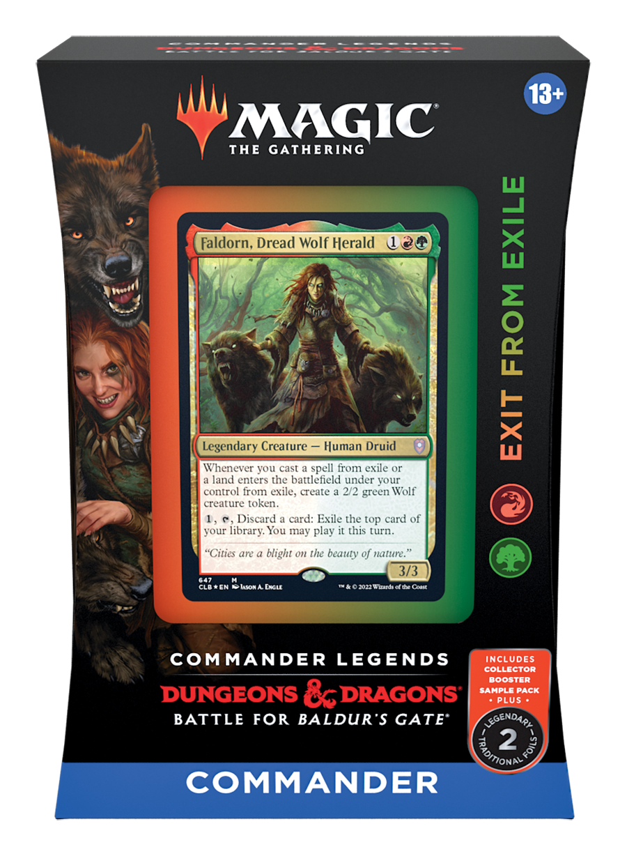 Commander Legends: Battle for Baldur's Gate - Commander Deck (Exit from Exile) | Jomio and Rueliete's Cards and Comics